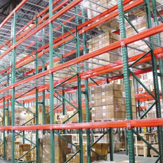 EBIL TECH USA Teardrop Type Rack Shelf Upright for Selective Warehouse Rack