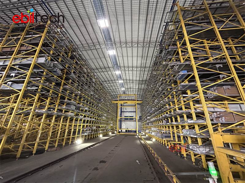 Automatic Steel Honeycomb Rack System for Long Materials Storage with Corrosion Protection and Powder Coating