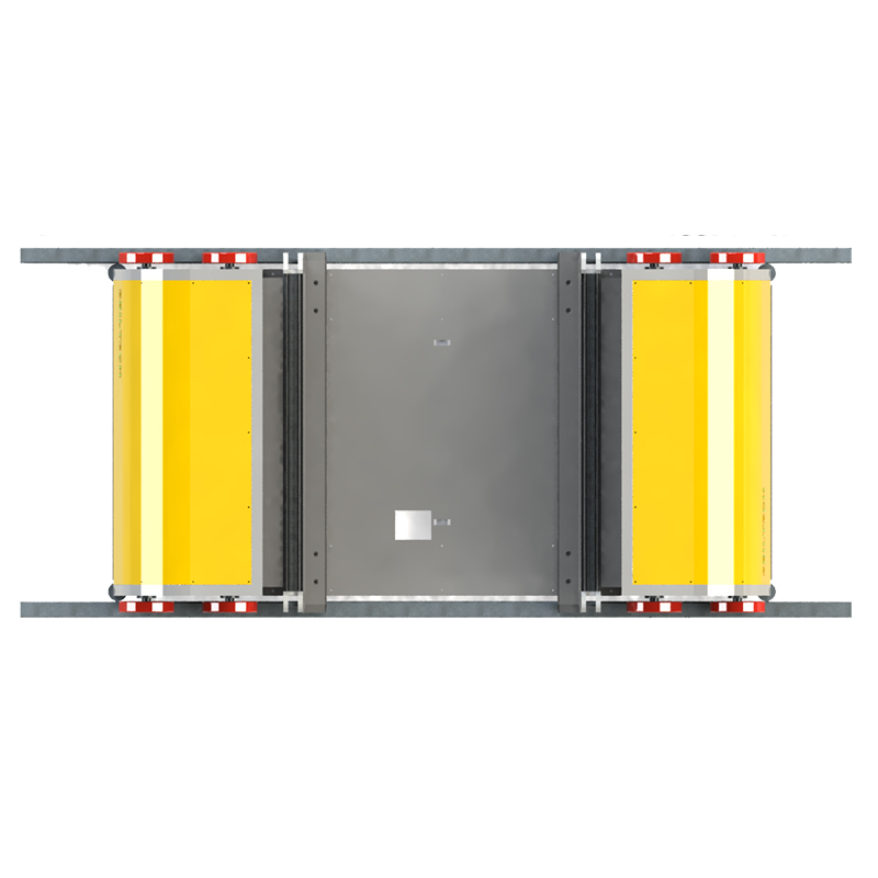 EBILTECH Mother Daughter Carts Moving Pallet Shuttle Carrier System Sliding Contact Line Multi-color Automatic Racking System