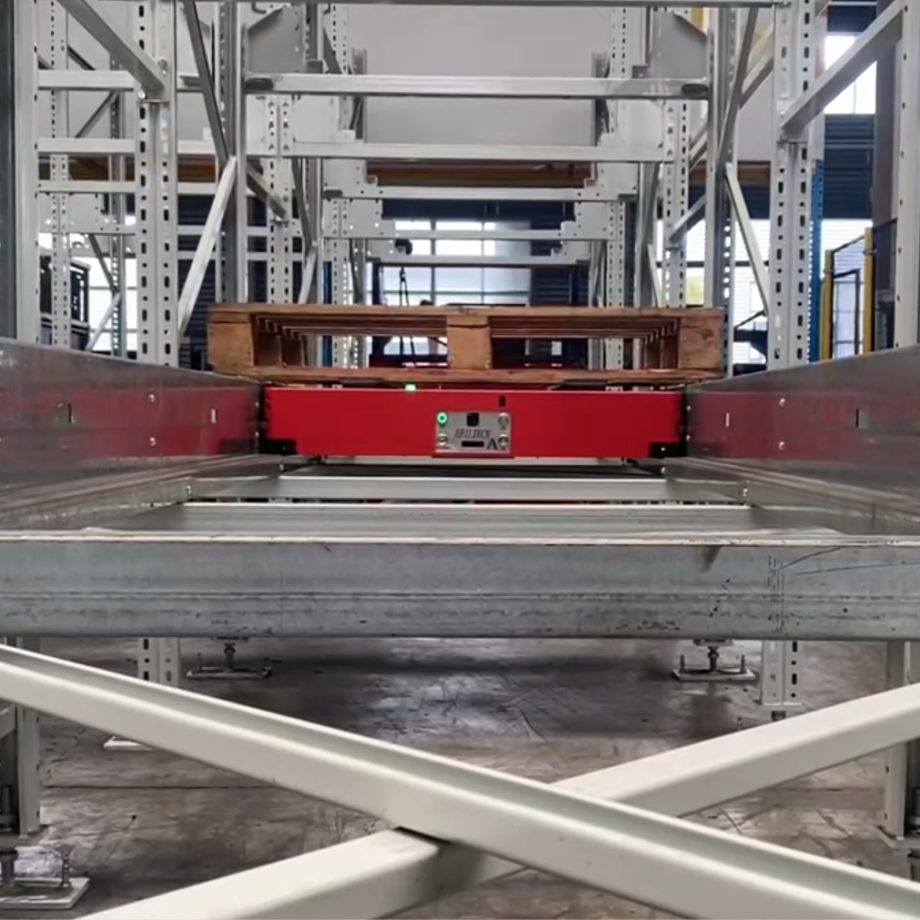 EBILTECH EBIL-FWS Heavy Duty 2-way 4 Way Pallet Shuttle Runner Car Handling Robot Goods Storage Logistics Equipment 1-2t Nanjing