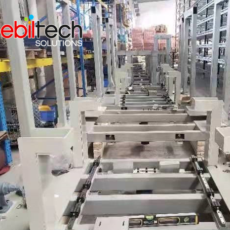 EBILTECH Heavy-Duty Vertical Lift Module Storage (VLM) Goods Cargo Lift for Warehouse Shelving System