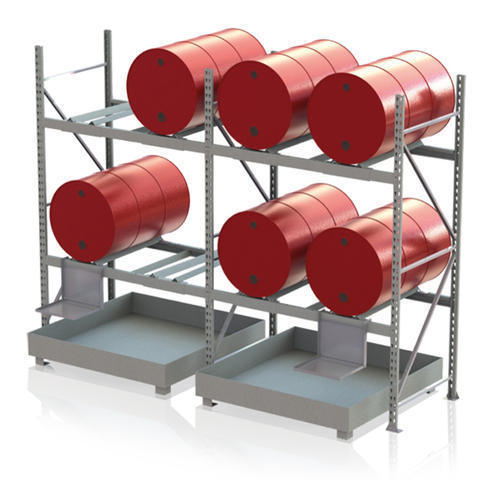 Adjusted Heavy Duty Drums Racks with Drip Trays