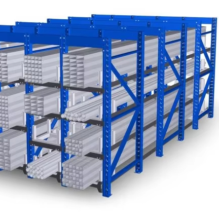 Steel Heavy Duty CE Certified Powder Coated Corrosion Protected Storage Shelving Racking Roll Cassette Honeycomb Rack for Long