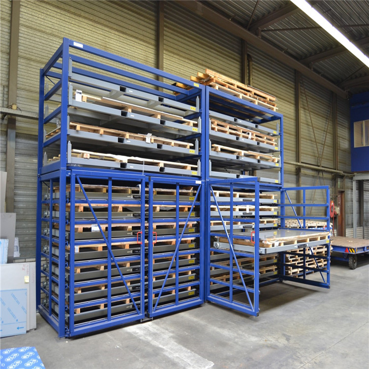 Automatic 5-Layer Steel Sheet Metal Storage System with High Load Capacity and Corrosion Protection Single Tower