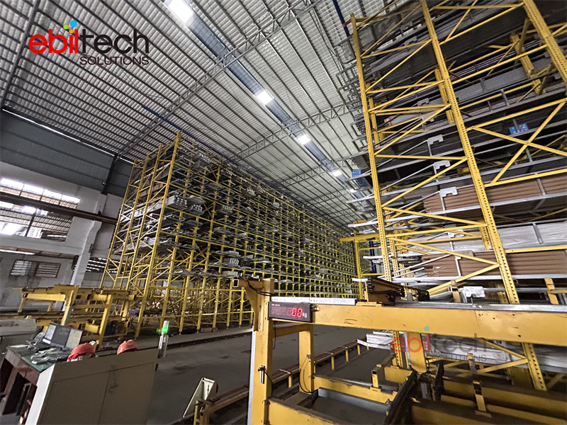 Automatic Steel Honeycomb Rack System for Long Materials Storage with Corrosion Protection and Powder Coating