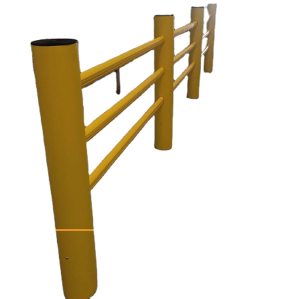 Strong Guardrail Protecting People Against Forklift Impacts