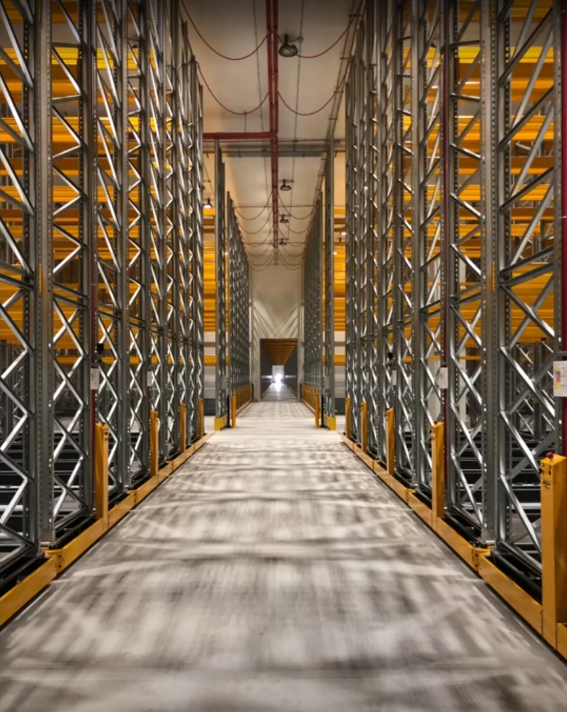 Customized Long Materials Storage Electric Mobile Cantilever System for Tubes