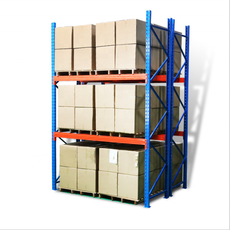 EBILMETAL Heavy Duty Steel Beam Racking System with Corrosion Protection CE Certified 400-8000kg Capacity