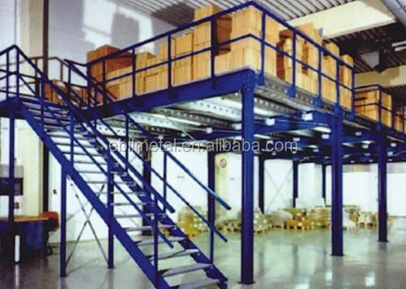 Steel Platform Multi-Level Heavy Duty Mezzanine Floor System CE Certification Corrosion Protection Customizable Layers for