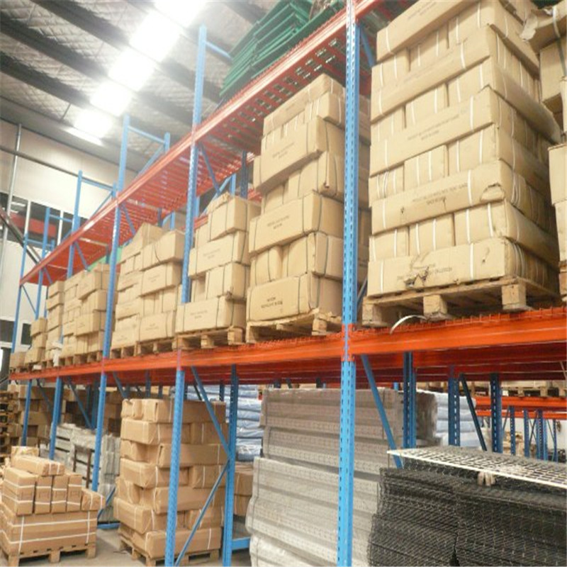 Selective Steel Pallet Rack 5 Layer Heavy Duty Powder Coated Industrial Warehouse Storage Rack