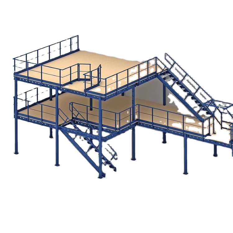 Nanjing Rack Service 2-3 Levels Heavy Duty Mezanine Racks for Warehouse Storage