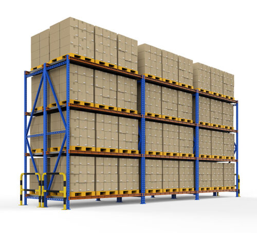 Heavy Duty Steel Selective Pallet Storage Rack Corrosion Protection CE Certification for Industrial Warehouse Storage Solutions