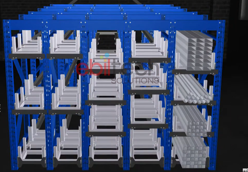 Long  Material Warehouse Storage Shelving Racking Honeycomb Rack Bee Type Racks for Pipes