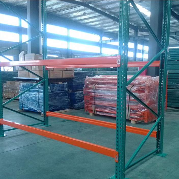 Custom Heavy-Duty Steel Shelving with Safety Pins Teardrop Pallet Racking CE Certified Powder Coated Warehouse Equipment