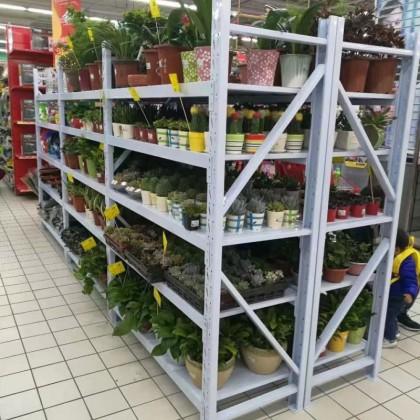 Adjustable Structure Bolt Connection Carton Storage Shelf Small Parts Rack Metal Shelving Light Duty Shelf Rack