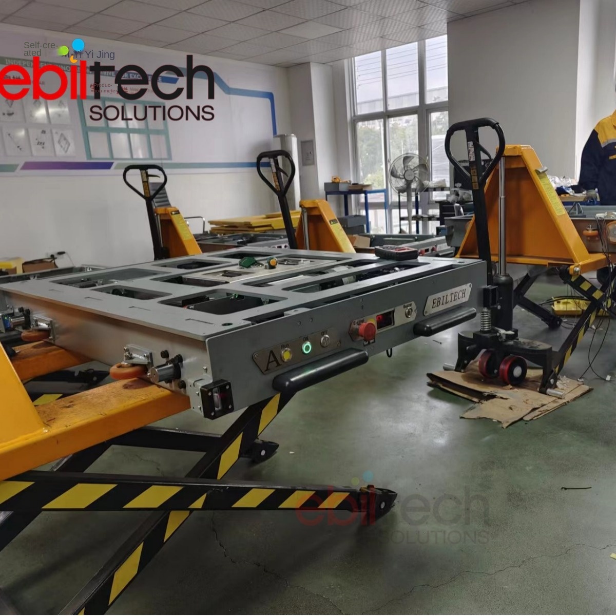 EBILTECH Customized Two-Way Four-Way Shuttle Wear Plate Normal Temperature Storage Pallet Shuttle Robot Equipment Medium Duty