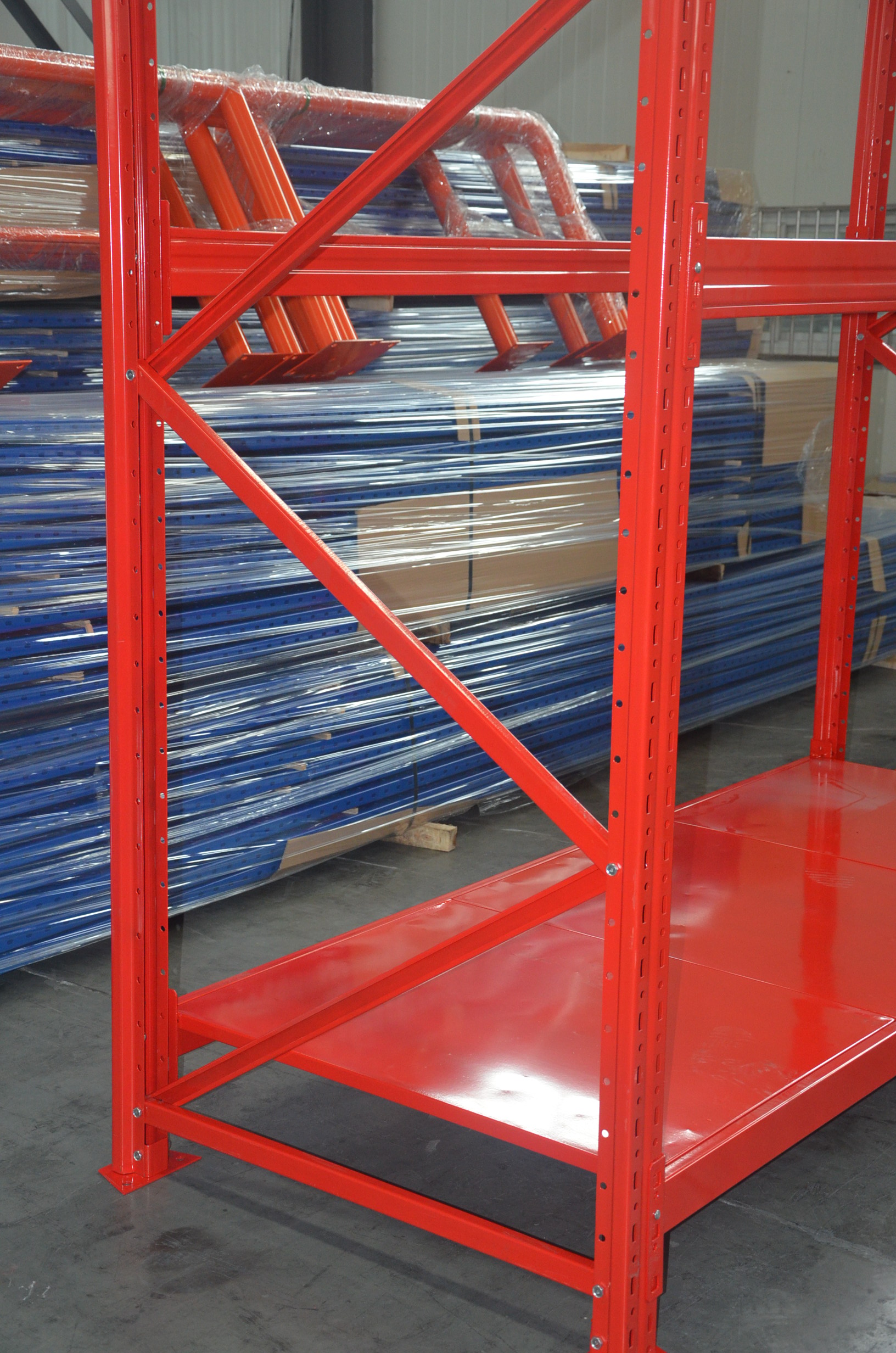 Convenient Disassembly Pallet Drive in Rack Stacking Frame Racks for Warehouse Storage