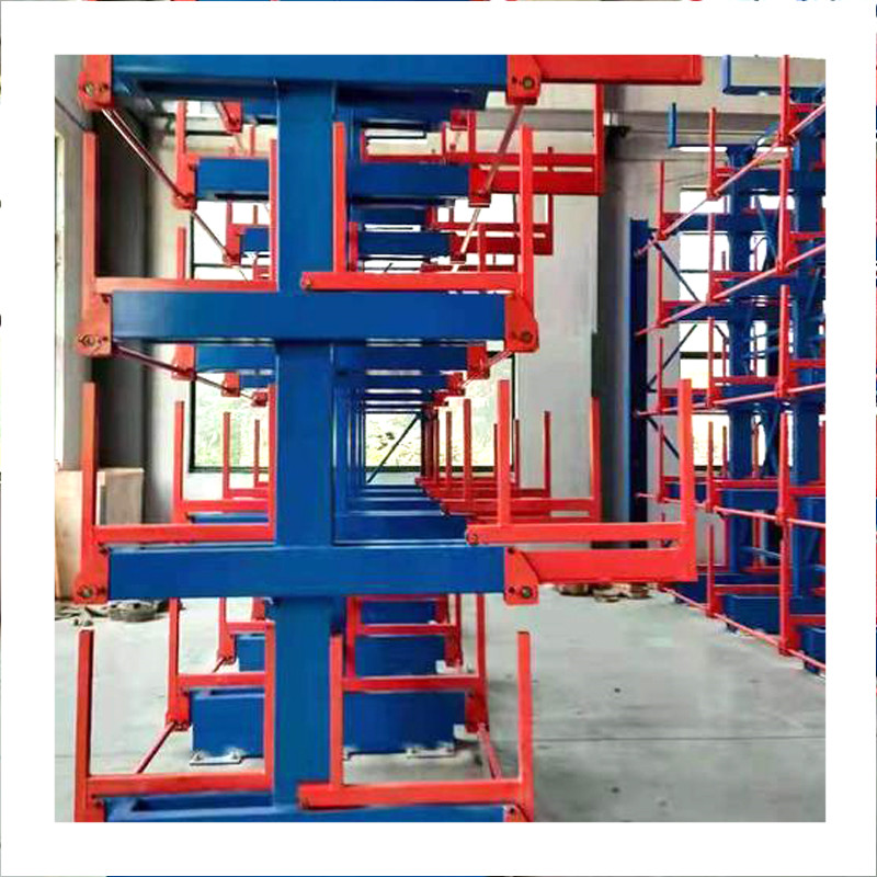 Warehouse Storage Electric Telescopic Cantilever Rack for Pipe Storage