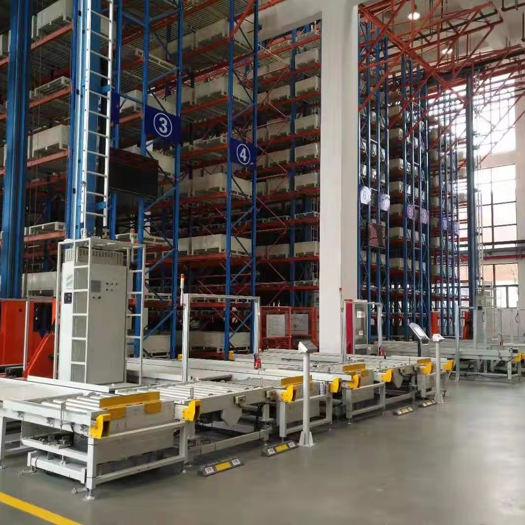Automatic Warehouse Van Pallet Racking Retrieval Racking ASRS System