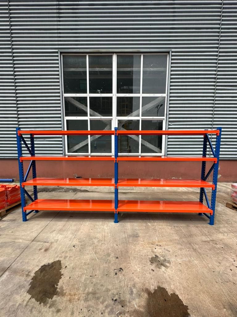 4 Tier 5 Tier Steel Selective Pallet Rack with Corrosion Protection Powder Coated Garage Warehouse Storage Shelves