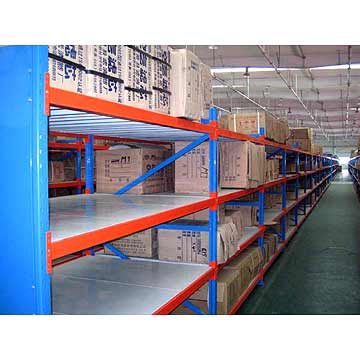 Medium Duty Racking B / High-quality Long Span Shelf for Warehouse Storage