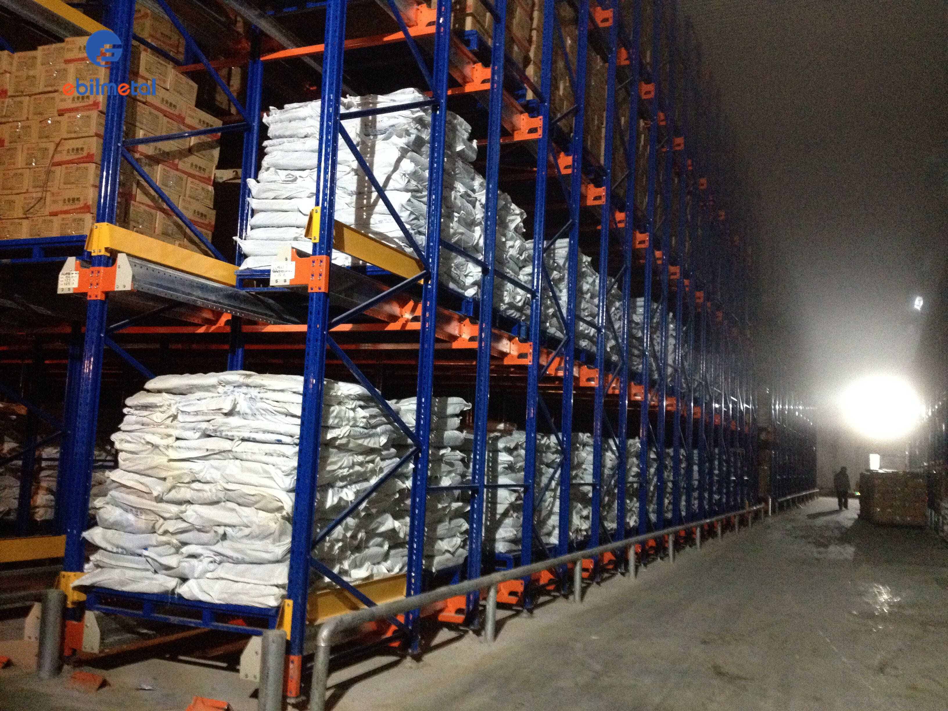 5 Layer Steel Durable Radio Shuttle Racks Pallet Racks Adjustable Automatic Shelving High Capacity Warehouse Storage