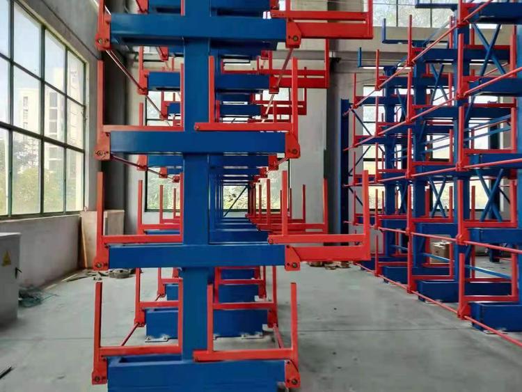 Electric Expandable Cantilever Rack Telescoping Cantilever Shelving Powered Telescopic Arm Racking Telescoping Beam Racks for