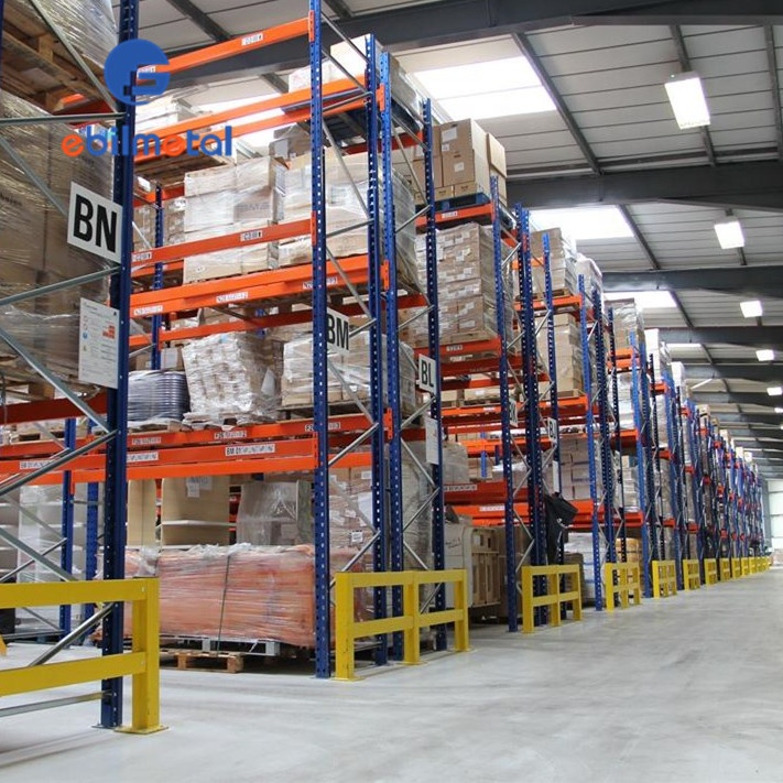 Heavy Duty Steel Selective Pallet Storage Rack Corrosion Protection CE Certification for Industrial Warehouse Storage Solutions