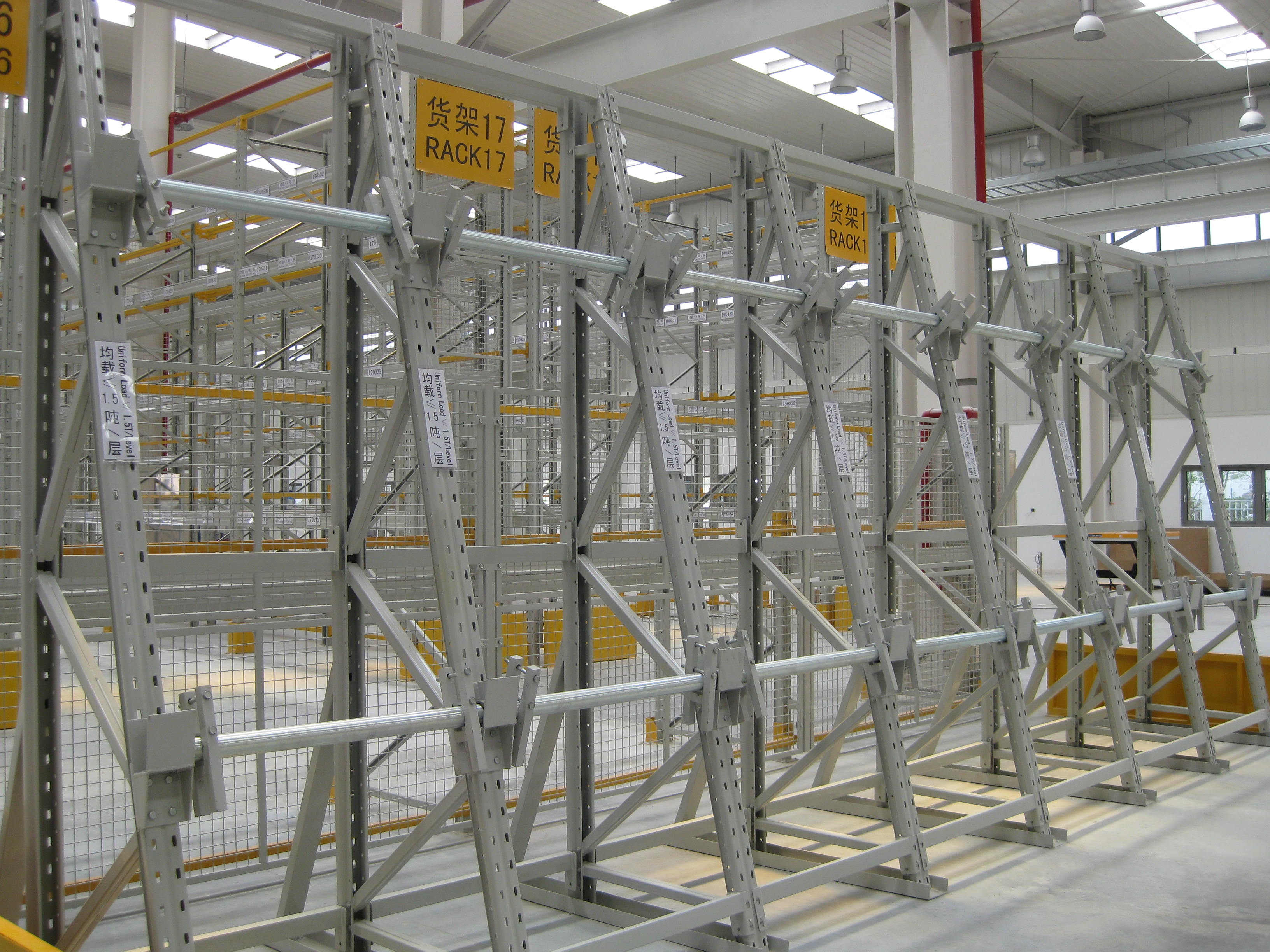 Motorized Vertical Cable Rack 5-Layer Steel Wire Spool Storage with Corrosion Protection