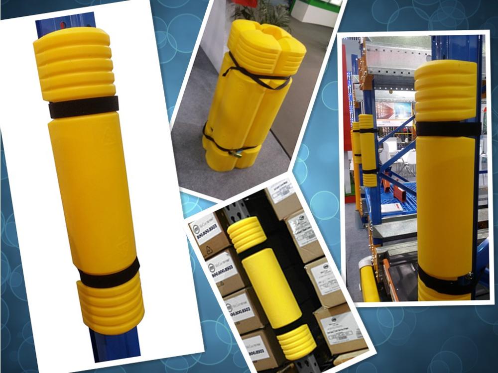 Ebilmetal CE Certified HDPE Column Protectors Guard with High Strength 1000kg Capacity for Racks Uprights Protection EBIL-SLHJ