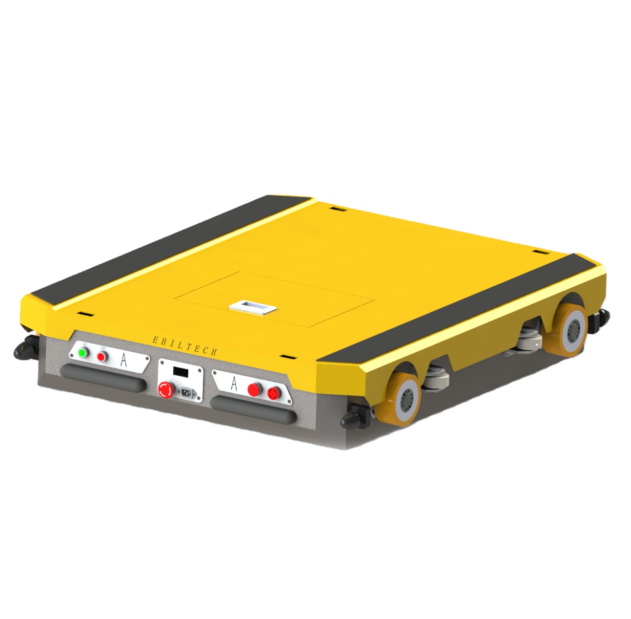 EBILTECH Heavy Duty Electric Metal Shuttle Robotic Pallet Mover for Automatic Material Handling System