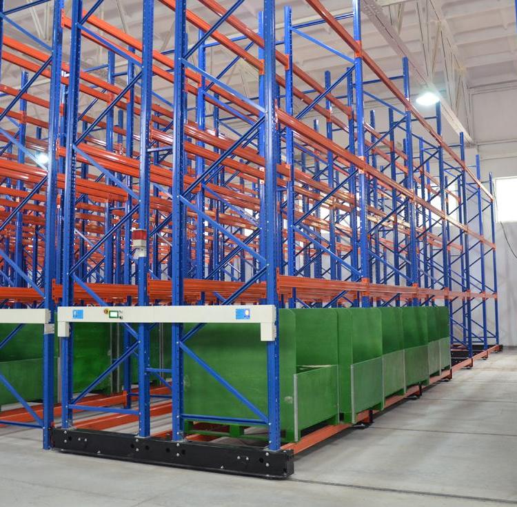 Material Rack Automated Storage Electric Mobile Racking System Mobile Shelving