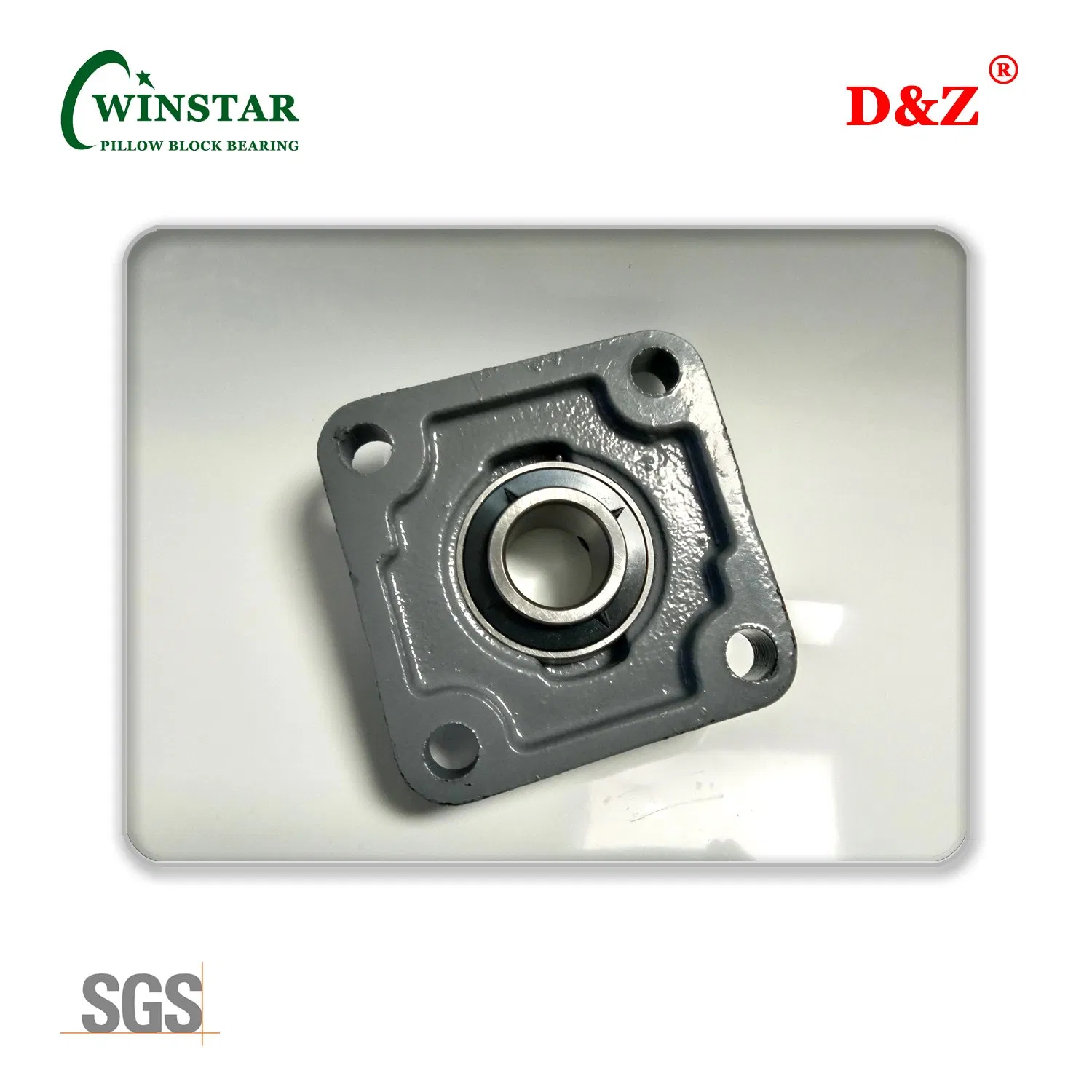Square Flange Bearing Units with Ductile Cast Iron Housing Ucf205