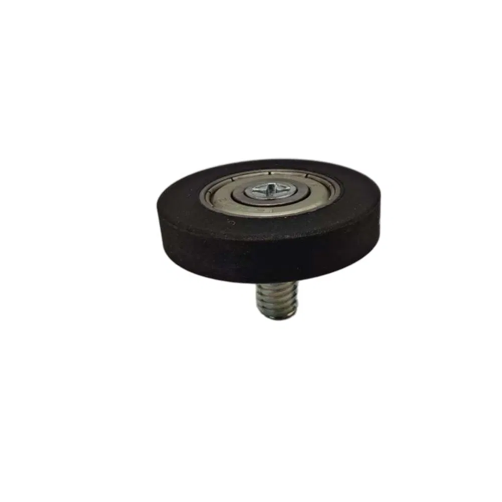 Waterproof High Speed Rubber Wheel M6 Thread Screw with Shaft Ball Bread Plastic Bearing Pulley Roller POM Polyformaldehyde Resin Coated Bearing