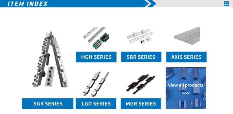 High Precision Aluminum Linear Slide Bearing