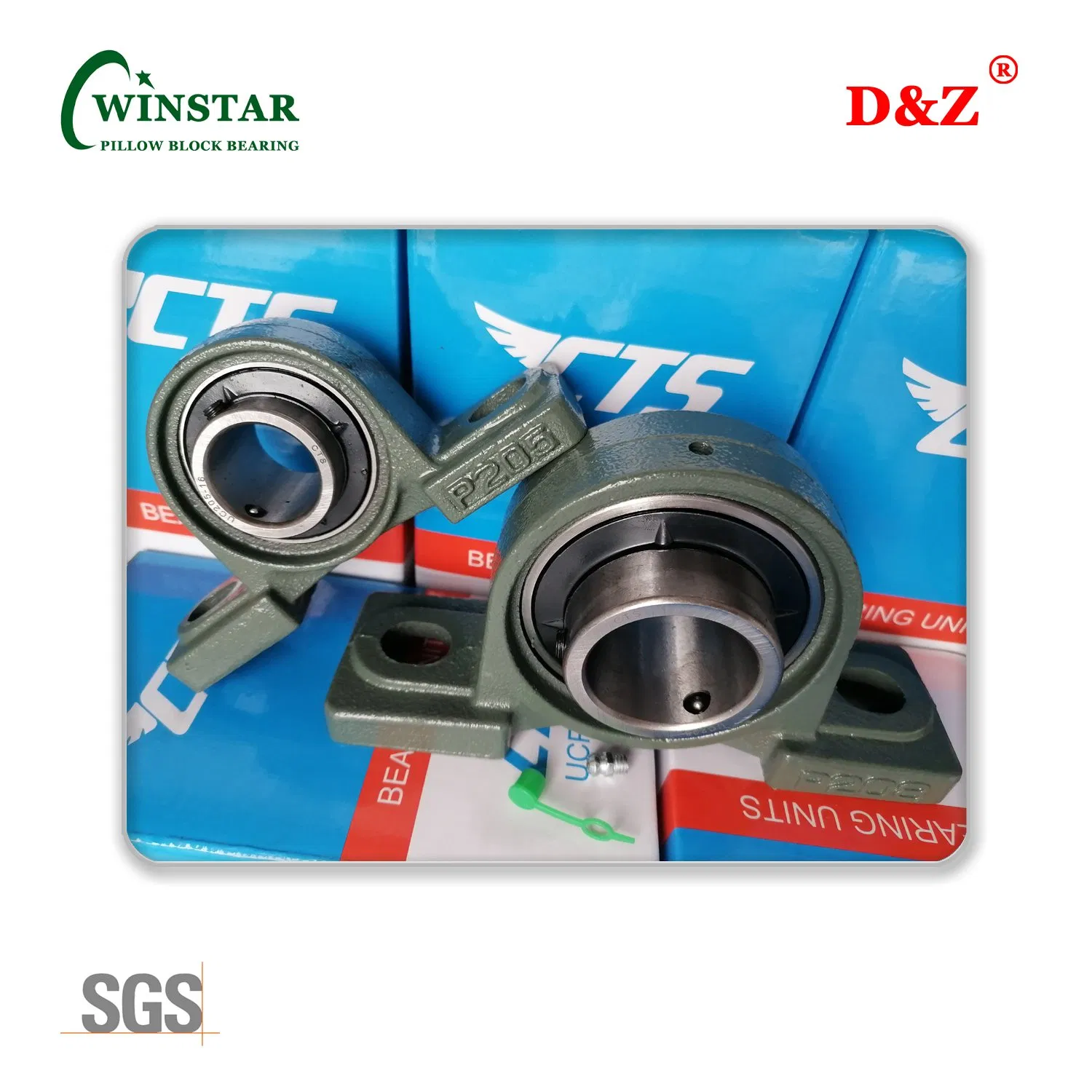 Long Life Heavy Duty Pillow Block Bearing Unit UCT207 UCT207-22 UCT207-23