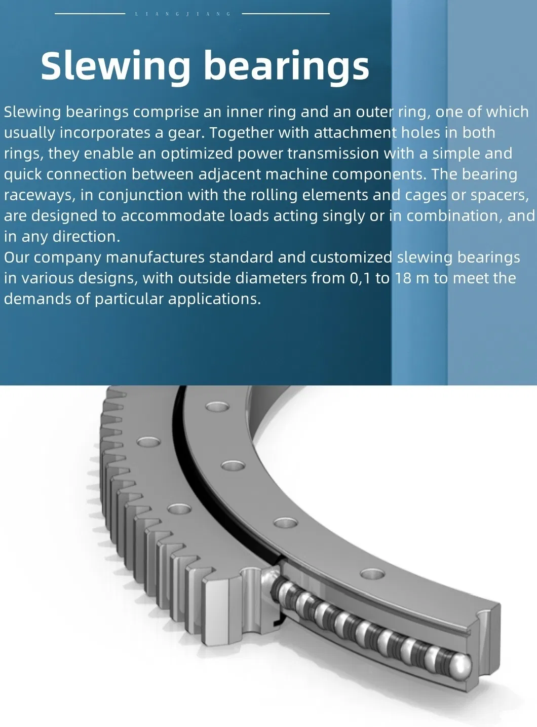 Slewing Bearing Technical Drawing