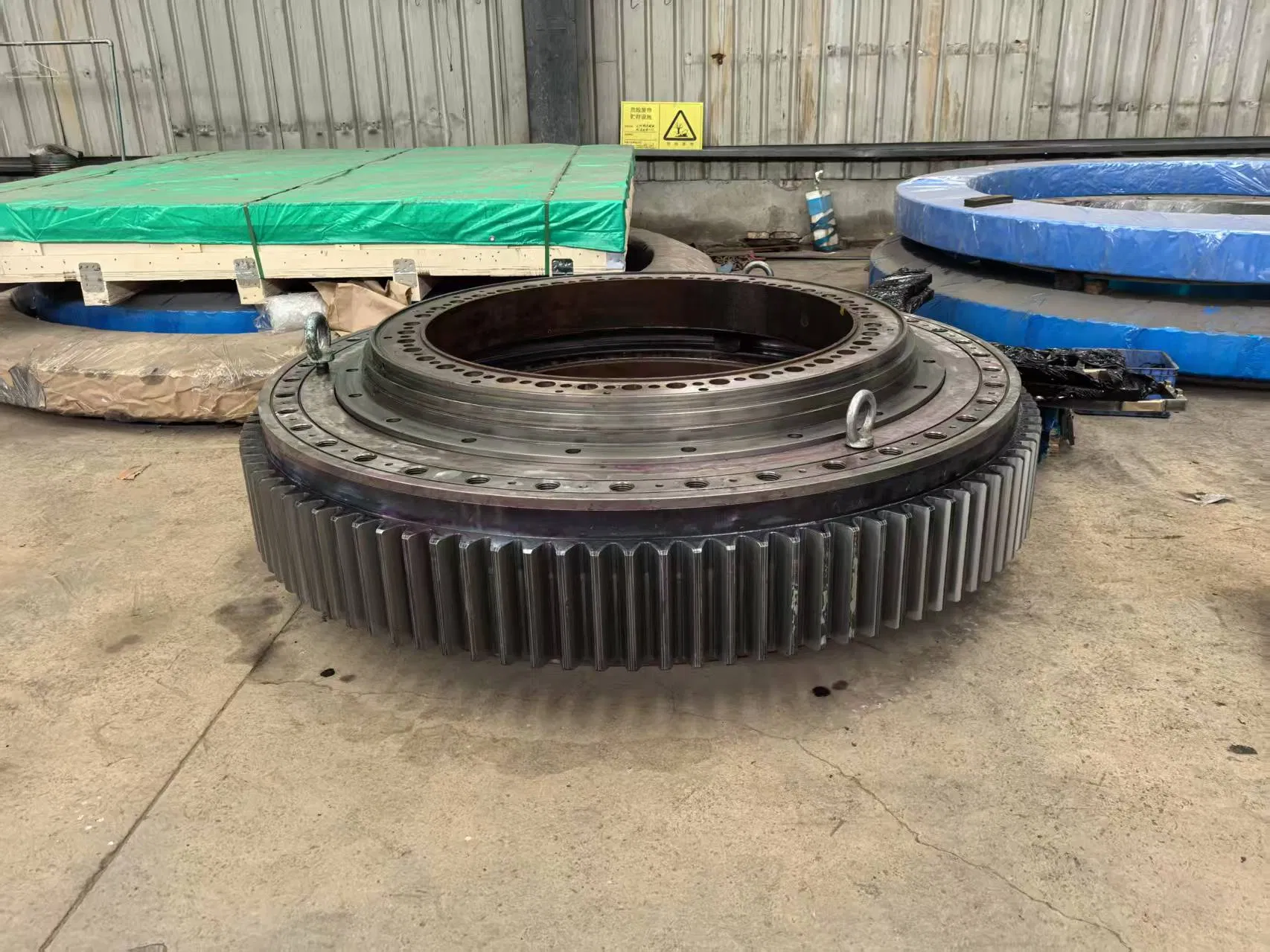Forging Alloy Steel Slewing Ring Hot Rolling Diameter Segment Gear Spur Metal Wheel Module Bearing Large