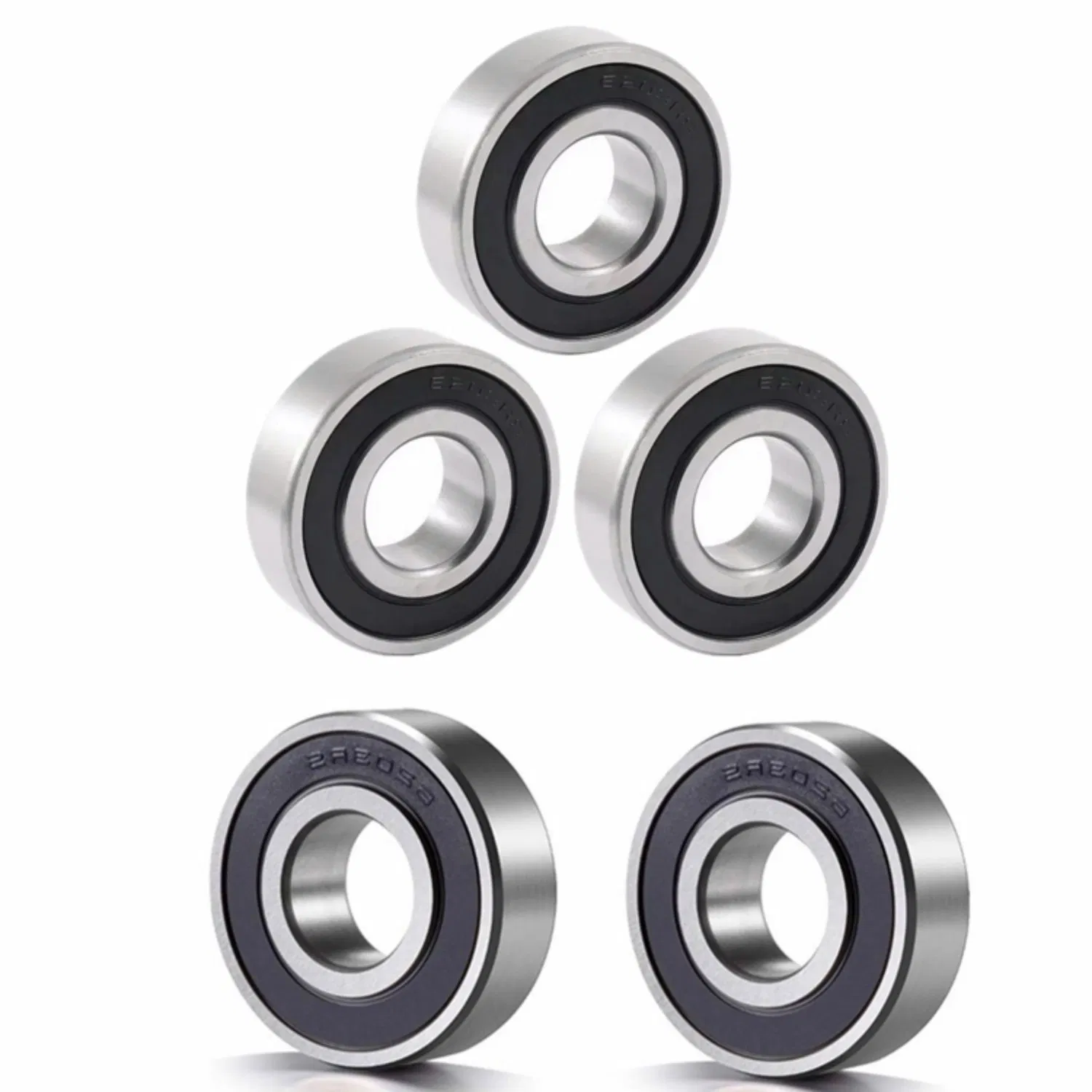 High-Speed Long-Life Steel Deep Groove Ball Bearing 6203 6204 6205 6303 6304 2RS Zz Open Type C3 P5 Restaurant