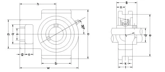 Bearing Technical Drawing