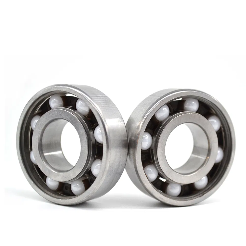 High Quality and High Quality Stainless Steel Si3n4 Silicon Nitride Hybrid Ceramic Flange Ball Bearing 695 Deep Groove Ball Bearing
