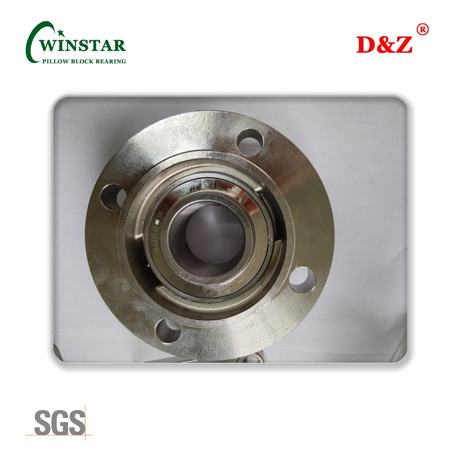 Low Noise Stainless Steel Ucfc209-28 1 3/4 Round Flanged Mounted Bearing Unit