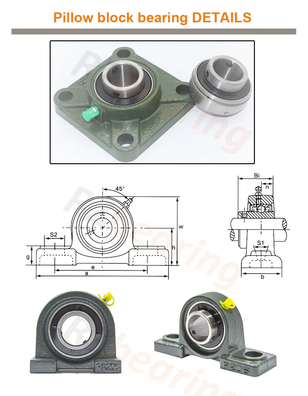 Pillow Block Bearing UCFL204