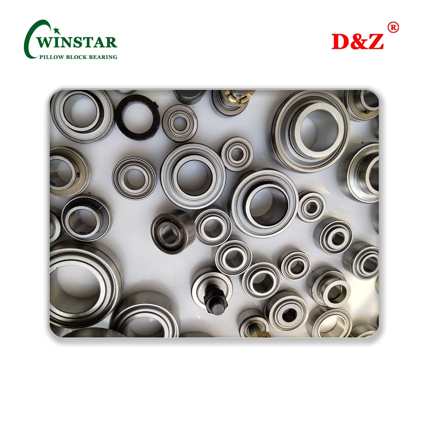 St491 St740 St211-2 Flange Mount Round Ball Bearing Unit with Four Bolt