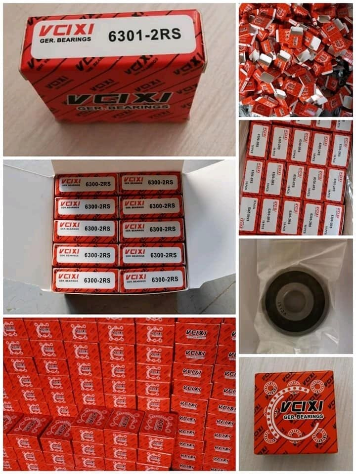 Rubber Seals Pre-Lubricated High Speed Low Maintenance Radial Premium Motorcycle Bearing 6004-2RS