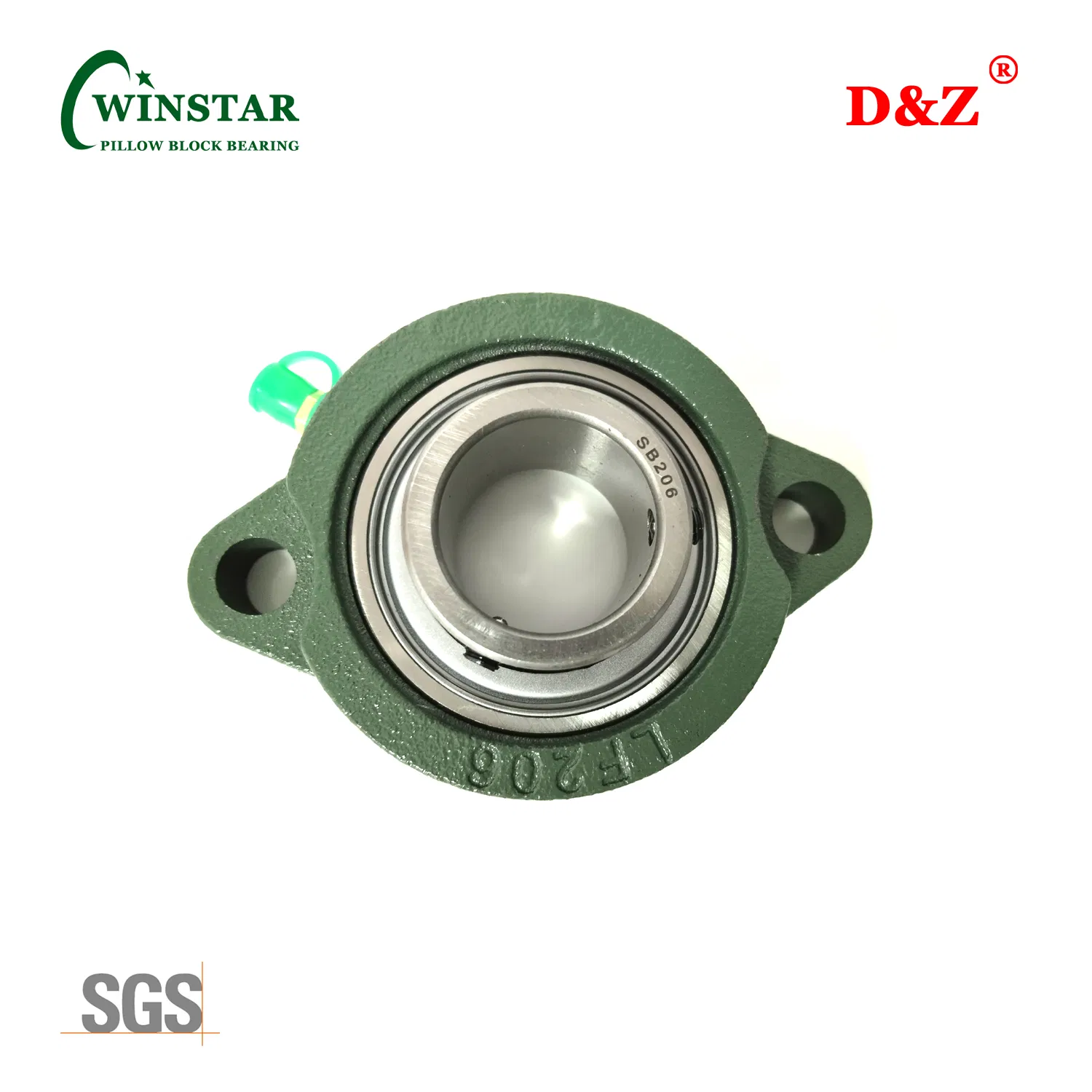 Sblf&Salf 200 Sereis 2-Bolt Flange Ball Bearing Unit Eccentric Collar Locking