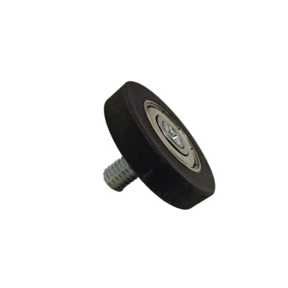 Waterproof High Speed Rubber Wheel M6 Thread Screw with Shaft Ball Bread Plastic Bearing Pulley Roller POM Polyformaldehyde Resin Coated Bearing