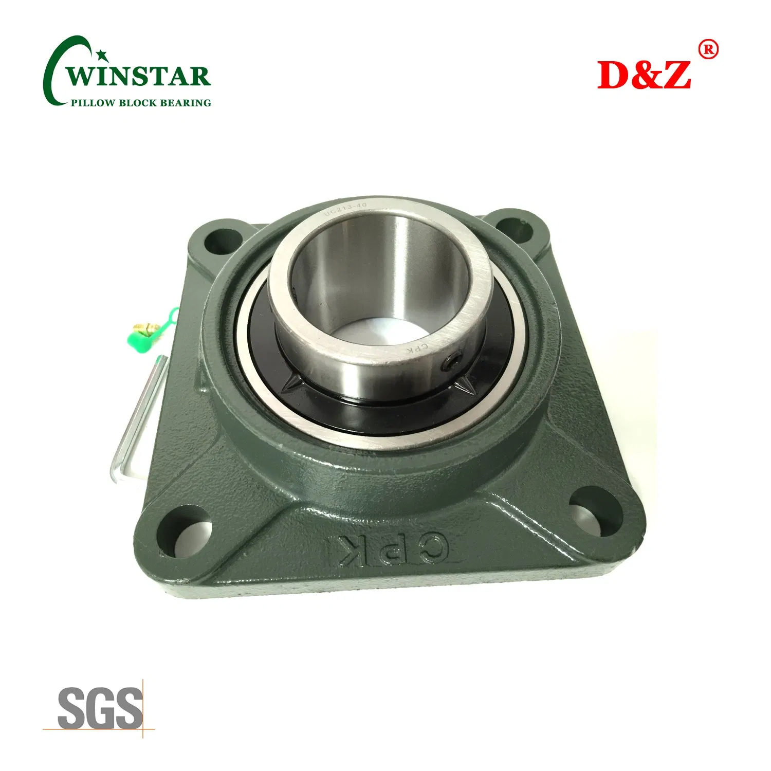 Square Flange Housing Chrome Steel Bearing Units for Mechanical Equipment Ucf213-40