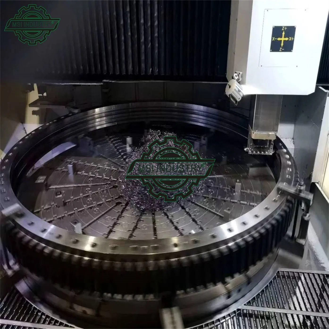 High Temperature Spherical Bearings All Models Complete Four Point Contact Ball Slewing Bearing