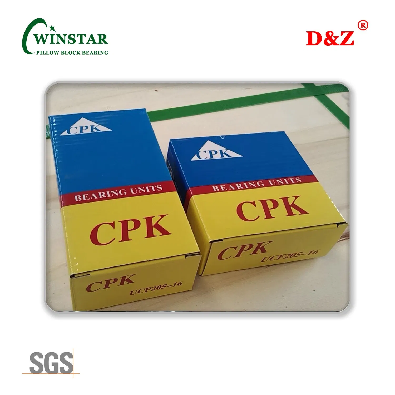 Stainless Steel One-Side Fastening Flange Type Ball Bearing Unit Ucfb207